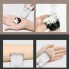 Машинка для стрижки волос Geemy GM-6001 Professional White беспроводная аккумуляторная 3 Вт титановый и керамический ножи 4 насадки + запасной аккумулятор (49025)
