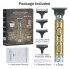 Профессиональная окантовочная машинка для стрижки WS-T99 Hair Clipper Pro аккумуляторная 5 Вт ножи из легированной стали USB зарядка (48373)