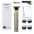Профессиональная окантовочная машинка для стрижки Vintage T9 Trimmer Professional Золотой Дракон аккумуляторная 5 Вт ножи из легированной стали USB зарядка (49096)