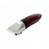 Машинка для стрижки волос Geemy GM 550 Professional Red 3 Вт беспроводная с титановым и керамическим ножами 4 насадки + запасной аккумулятор