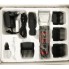 Машинка для стрижки волос Geemy GM 550 Professional Red 3 Вт беспроводная с титановым и керамическим ножами 4 насадки + запасной аккумулятор