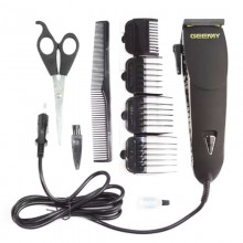 Машинка для стрижки волосся професійна Geemy GM-812 Pro Hair Clipper 9 Вт живлення від мережі з титановими ножами та регулятором довжини + 4 насадки