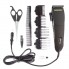 Машинка для стрижки волосся професійна Geemy GM-812 Pro Hair Clipper 9 Вт живлення від мережі з титановими ножами та регулятором довжини + 4 насадки