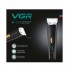 Машинка триммер для стрижки волос VGR V-021 Professional Black беспроводная аккумуляторная 10 Вт мужская USB зарядка стальные ножи 3 съемные насадки