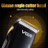 Машинка для стрижки волос мужская VGR V-022 Professional беспроводная аккумуляторная 10 Вт зарядка от USB стальные ножи регулятор и 3 съемные насадки