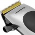 Машинка для стрижки волос Aurora 294AU Black/Gray электрическая проводная на 10 Вт с регулятором длины петлей для подвешивания титановые ножи + 4 насадки