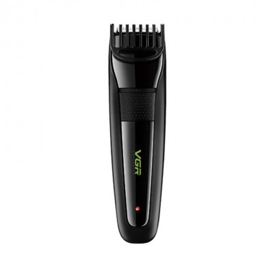 Машинка для стрижки волос VGR V-015 Professional Black 5 Вт аккумуляторная 1000 мАч водонепроницаемая с USB зарядкой + насадка 2-14 мм (V-015 DK)