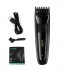 Машинка для стрижки волос VGR V-015 Professional Black 5 Вт аккумуляторная 1000 мАч водонепроницаемая с USB зарядкой + насадка 2-14 мм (V-015 DK)
