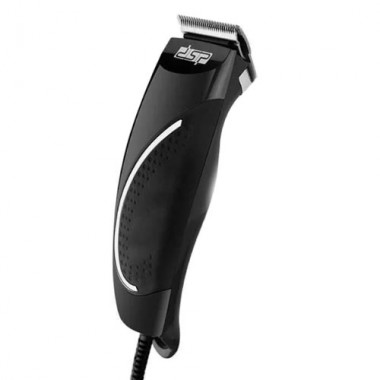 Машинка для стрижки волос Dsp 90031 Professional 12 Вт питание от сети с ножами из стали петлей для подвешивания и регулятором длины + 4 насадки (Dsp 90031 DK)
