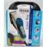 Машинка для стрижки волосся електрична Straus professional ST-110 Blue 10 Вт, живлення від мережі, 12 насадок + кейс для зберігання (47077 IM)