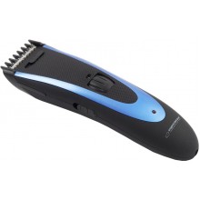 Машинка для стрижки волос Apollo Esperanza EBC-004 Black/Blue аккумуляторная, прорезиненная ручка + регулятор длины (EBC-004)
