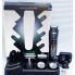 Машинка для стрижки волос VGR V-012 Professional Black аккумуляторная 5 Вт насадки для головы бороды носа и тела с подставкой (V-012)