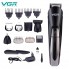 Машинка для стрижки волос VGR V-012 Professional Black аккумуляторная 5 Вт насадки для головы бороды носа и тела с подставкой (V-012)