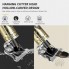 Профессиональная окантовочная машинка для стрижки Kemei Km-1974 Pro HC аккумуляторная 5 Вт 1200 мАч ножи из легированной стали длина среза 0,1 мм (48075 I)