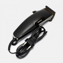 Машинка для стрижки волос Gemei GM-806 Professional Black 9 Вт питание от сети с титановыми ножами петлей для подвешивания и регулятором длины + 4 насадки (44289 I)