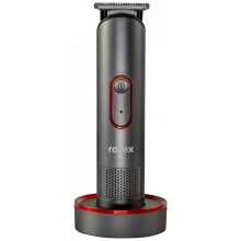 Беспроводная машинка для стрижки волос Rotex RHC165-S мужской аккумуляторный триммер на 2 Вт стальные ножи 4 насадки база с зарядкой от USB