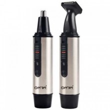 Триммер для носа, бороды и усов и окантовки 2 в 1 Gemei GM-3115 NEW Black аккумуляторный 3 Вт, зарядка от сети 220 В, индикатор заряда (45304 IM) Триммер для носа, бороды и усов и окантовки 2 в 1 Gemei GM-3115 NEW Black аккумуляторный 3 Вт, зарядка от сети 220 В, индикатор заряда (45304 IM)