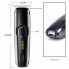 Триммер для бороды и усов, для тела VGR V-020 Professional Black 5 Вт аккумуляторный, влагозащита, 3 насадки, USB зарядка + защитная крышка для ножей (V-020 DK)