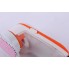Машинка для видалення катишків з одягу Gemei GM-230 Pro White/Orange 3 Вт живлення від мережі 220 В із захисною сіточкою для будь-якої тканини (46839)