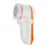Аккумуляторная машинка для удаления катышков Gemei GM-231 MAX White/Orange 5 Вт с защитной сеточкой для любой ткани + прозрачный контейнер (SO-5945)