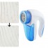 Машинка для удаления катышков с одежды Lint Remover 2028 White/Blue беспроводная аккумуляторная 4.5 Вт зарядка от USB + 2 запасных ножа