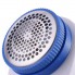 Машинка для удаления катышков с одежды Lint Remover 2028 White/Blue беспроводная аккумуляторная 4.5 Вт зарядка от USB + 2 запасных ножа