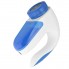 Машинка для удаления катышков с одежды Lint Remover 2028 White/Blue беспроводная аккумуляторная 4.5 Вт зарядка от USB + 2 запасных ножа
