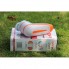 Аккумуляторная машинка для удаления катышков Gemei GM-231 MAX White/Orange 5 Вт с защитной сеточкой для любой ткани + прозрачный контейнер (SO-5945)