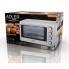 Духовка электрическая настольная ADLER AD 6001 White 35 л домашняя печь для кухни с конвекцией на 1,5 кВт для выпечки пиццы и мяса размеры 51,5х33х39 см