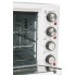 Духовка электрическая настольная ADLER AD 6001 White 35 л домашняя печь для кухни с конвекцией на 1,5 кВт для выпечки пиццы и мяса размеры 51,5х33х39 см