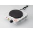 Электрическая настольная плита Hot Plate JX-1010A 1000 Вт переносная варочная панель на 1 конфорку 15.5 см с терморегулятором питание от сети Белая