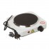 Электрическая настольная плита Hot Plate JX-1010A 1000 Вт переносная варочная панель на 1 конфорку 15.5 см с терморегулятором питание от сети Белая