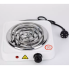 Электрическая настольная плита Hot Plate JX-1010B 1000 Вт переносная спиральная варочная панель на 1 конфорку 15.5 см с терморегулятором питание от сети Белая