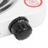 Электрическая настольная плита Hot Plate JX-2020B 2000 Вт переносная спиральная варочная панель на 2 конфорки диаметром 15,5 см с терморегуляторами Белая
