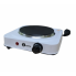 Электрическая настольная плита Hot Plate Zelman TURBO переносная варочная панель на 1 конфорку мощность 1560W с термостатом на 5 положений Белая