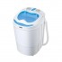 Портативная стиральная машинка с вертикальной загрузкой MESKO MS 8053 White 400 Вт переносная полуавтомат для дачи без водопровода с загрузкой до 3 кг с сушкой