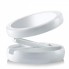 Зеркало для макияжа с Led подсветкой My Fold Away White настольное круглое, 10x увеличение, органайзер для аксессуаров + USB шнур (SO-6107 SH)
