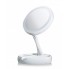 Зеркало для макияжа с Led подсветкой My Fold Away White настольное круглое, 10x увеличение, органайзер для аксессуаров + USB шнур (SO-6107 SH)