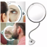 Зеркало для макияжа с Led подсветкой Ultra Flexible Mirror White увеличение 5x, поворот на 360° + присоска для крепления (233-20622947)