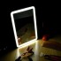 Зеркало для макияжа с Led подсветкой YITENG YT-918 косметическое настольное с поворотом ножки на 180° аккумуляторное с сенсором + USB шнур (48318)