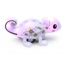 Интерактивная игрушка Хамелеон Happy Cow 777-613 индуктивная для детей от 3 лет меняет цвет и ездит по нарисованной линии (HC-777-613)