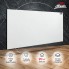 Керамічний інфрачервоний обігрівач HEATS 1000 White 1000 Вт до 20 м² - електрична панель зі шнуром, білий