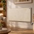 Керамический инфракрасный обогреватель HEATS 1000 Stone 1000 Вт на 20 м² с терморегулятором - настенная панель, бежевый