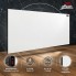 Керамічний обігрівач HEATS 1000 White 1000 Вт до 20 м² з терморегулятором - інфрачервона електрична панель біла