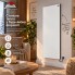 Керамічний обігрівач HEATS 1000 White 1000 Вт до 20 м² з терморегулятором - інфрачервона електрична панель біла