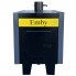 Буржуйка печь с варочной поверхностью и конвекцией Emby MINI-3 стальная на дровах для дачи гаража или полевых условий
