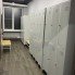Шкаф для одежды металлический Emby ШОМ-300/1/2 разборный на 2 секции с полками вентиляцией и замком для школы детского сада офиса или спортзала Светло-серый