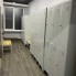 Шкаф для одежды металлический Emby ШОМ-300/2/4 разборный на 4 секции с полками вентиляцией и замками для школы детского сада офиса или спортзала Светло-серый