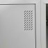 Шкаф для одежды металлический Emby ШОМ-400/2 разборный на 2 секции с полками вентиляцией и замком для школы детского сада офиса или спортзала Светло-серый