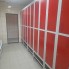 Шкаф для одежды металлический Emby ШОМ-300/4/8 разборный на 8 секций с полками вентиляцией и замками для школы детского сада офиса или спортзала Светло-серый